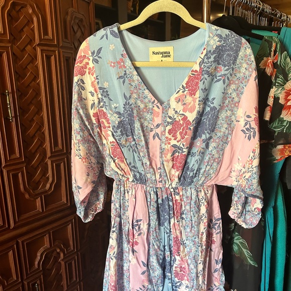 Savannah Jane Floral Mini Dress - Picture 1 of 2